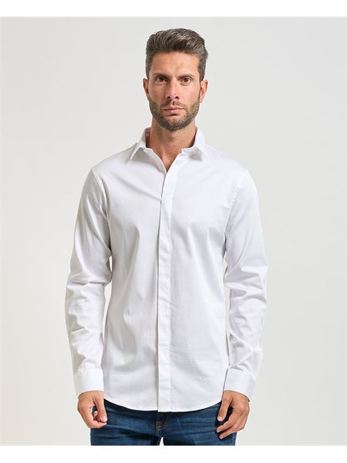 Men's Armani Exchange long sleeve cotton shirt ARMANI EXCHANGE | XM001867-AF10192U0002